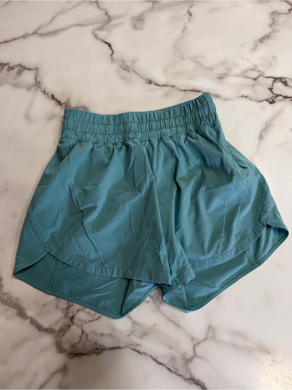 lululemon athletica Teal Athletic Running Shorts